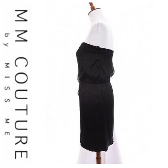 💕SALE💕MM Couture Miss Me Black Ruffle Dress - Picture 3 of 8
